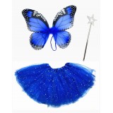 CTU17231- Royal Blue Monarch Butterfly Fairy Set